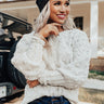 The Right Moment Knit Sweater In Light Grey Image - 1