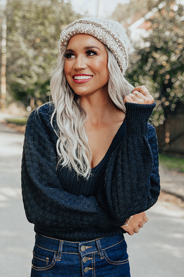 Saturday Social Ribbed Sweater Image - 4