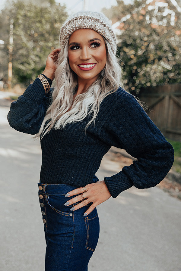 Saturday Social Ribbed Sweater Image - 3