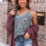 Pinot Luxe Lace Trim Tank Image - 1