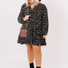 Vermont Visit Shift Dress In Black   Curves Image - 1