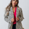 Extra Mile Leopard Blazer In Ivory Image - 1