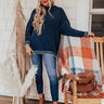 Haute Tea Chenille Sweater In Navy Image - 1