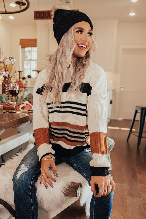 Latte Lane Knit Sweater