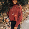 Haute Tea Chenille Sweater In Rust Image - 1