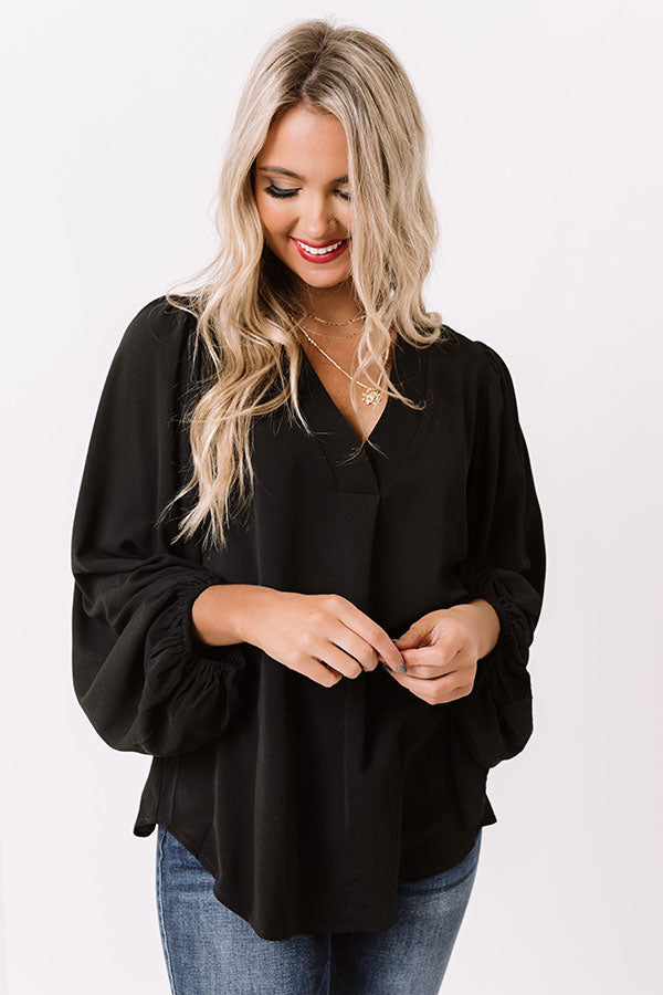 The City Life Shift Top In Black Image - 1
