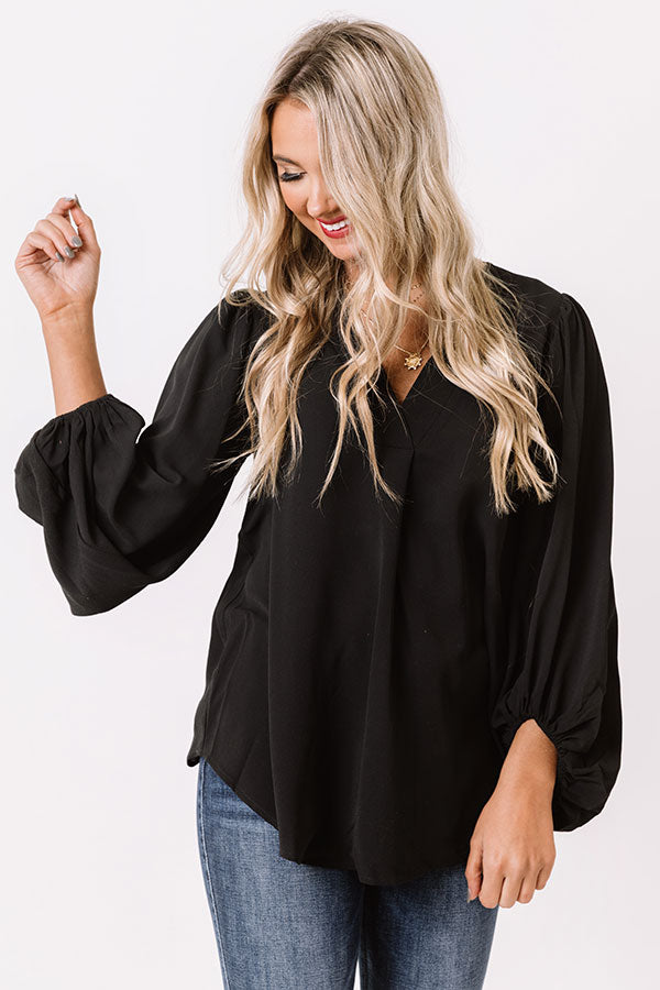 The City Life Shift Top In Black Image - 3