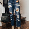 The Venice High Waist Distressed Jean Image - 1