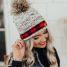 Waiting For Snow Knit Beanie In Red Image - 1