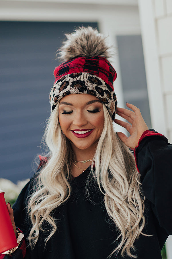Flurry Forecast Faux Fur Pom Beanie Image - 2