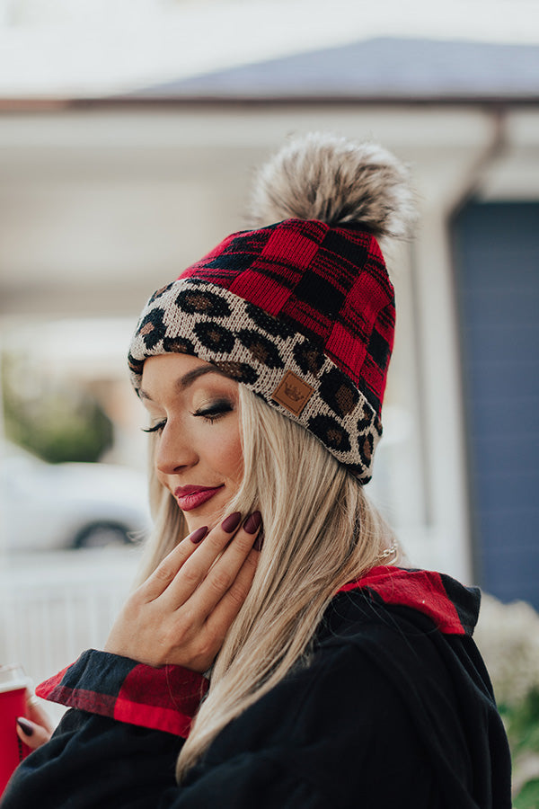 Flurry Forecast Faux Fur Pom Beanie