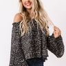 Sending My Love Off Shoulder Top In Black Image - 1