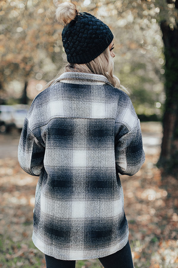 State Park Plaid Jacket In Black Image - 5