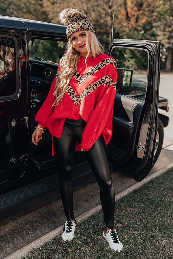 The Milan High Waist Faux Leather Legging Image - 4