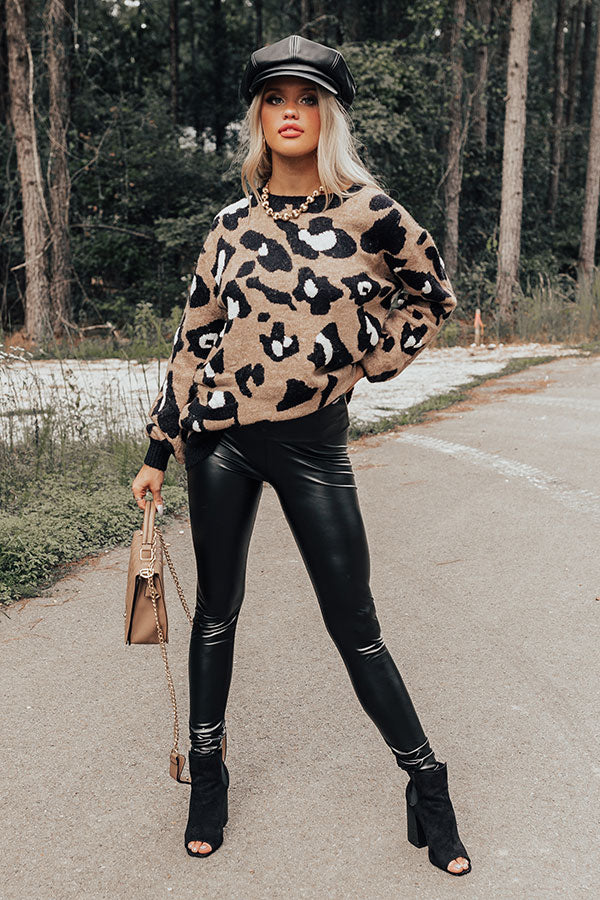 The Milan High Waist Faux Leather Legging Image - 1