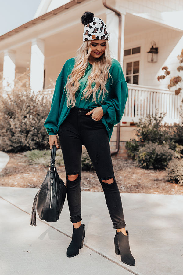 The Olandra High Waist Distressed Skinny Image - 1