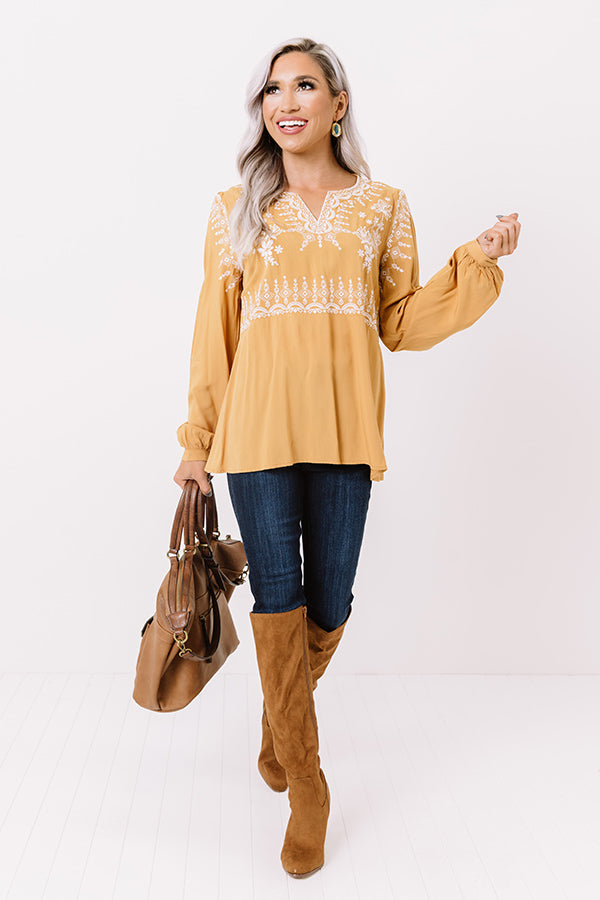Pretty Days Ahead Embroidered Top Image - 2