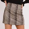 Colorado Concert Snake Print Skirt Image - 1