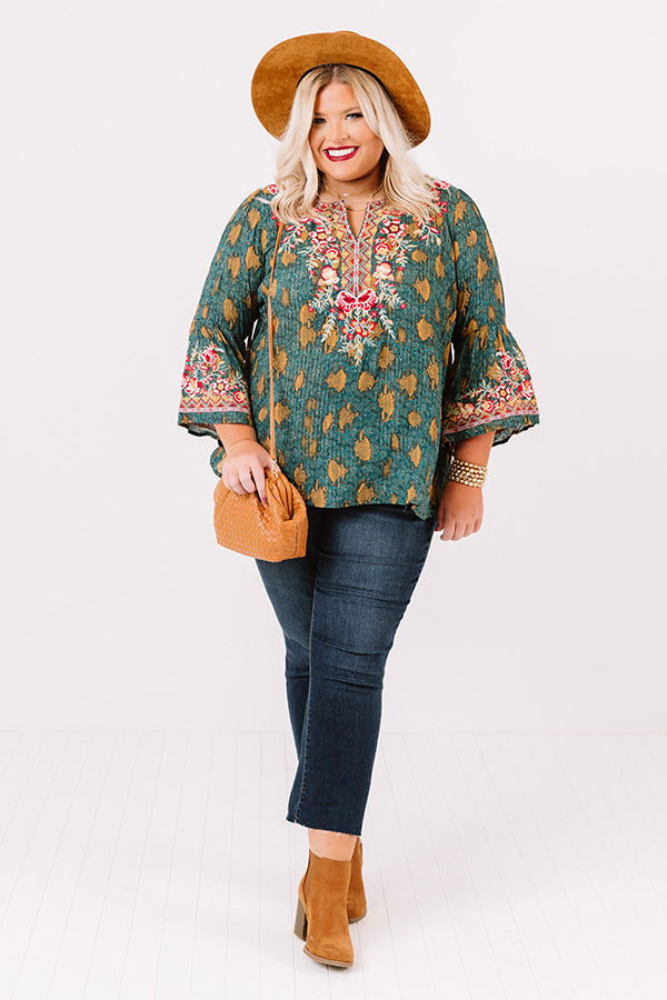 Shimmer And Light Embroidered Shift Top   Curves Image - 2