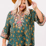 Shimmer And Light Embroidered Shift Top   Curves Image - 1