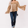 Sending My Love Off Shoulder Top In Brown Image - 1