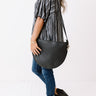 Cider Chic Faux Leather Crossbody In Black Image - 1