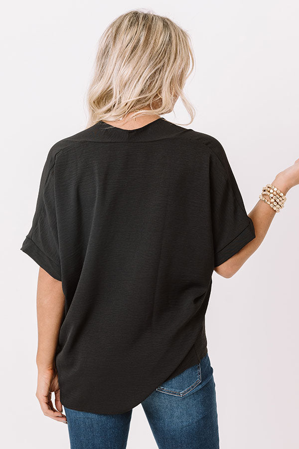 Versailles Celebration Shift Top In Black Image - 2