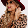 Kendra Scott Anna Vintage Gold Drop Earrings in Black Pyrite Image - 1