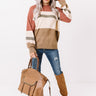 Making Mocha Moves Stripe Sweater Image - 1