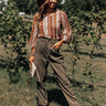 The Juni High Waist Pant In Olive Image - 1