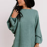 Effortless In Estes Park Shift Sweater In Pear Image - 1