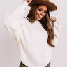 Effortless In Estes Park Shift Sweater In Cream Image - 1