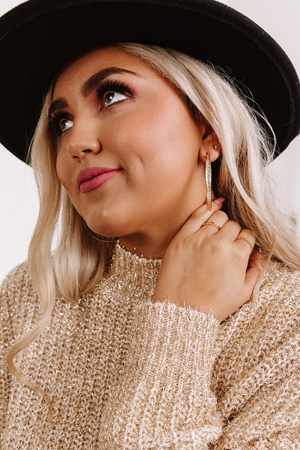 Kendra Scott Selena Hoop Earrings in Gold Image - 1