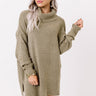 Aspen Road Trip Sweater In Martini Olive Image - 1