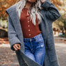Dream Worthy Warmth Cardigan In Charcoal Image - 1