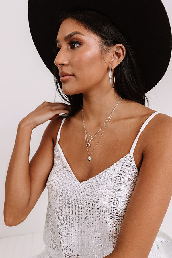 Grand Adventure Layered Necklace In Silver