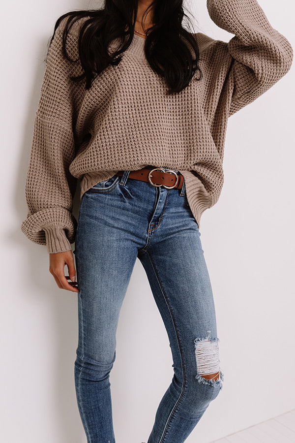 Retail Therapy Belt In Brown Image - 1
