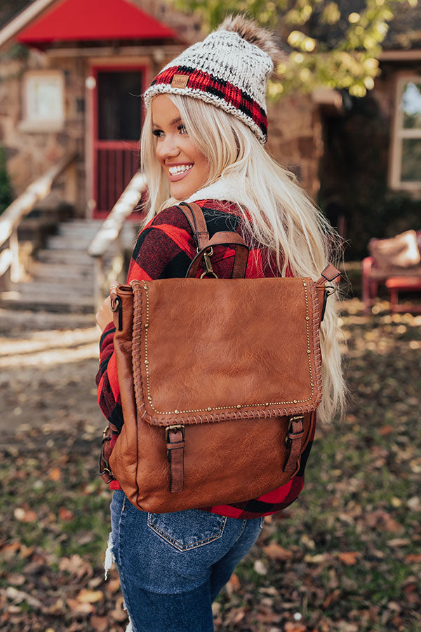 Getting Carried Away Backpack In Brown