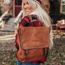 Getting Carried Away Backpack In Brown Image - 1