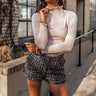 Chilly Charms Sweater Top in Rose Quartz Image - 1