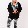 Lady Of Leisure Tie Dye Lounge Bra Curves Image - 1