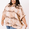 Good Terms Tie Dye Shift Top Curves Image - 1
