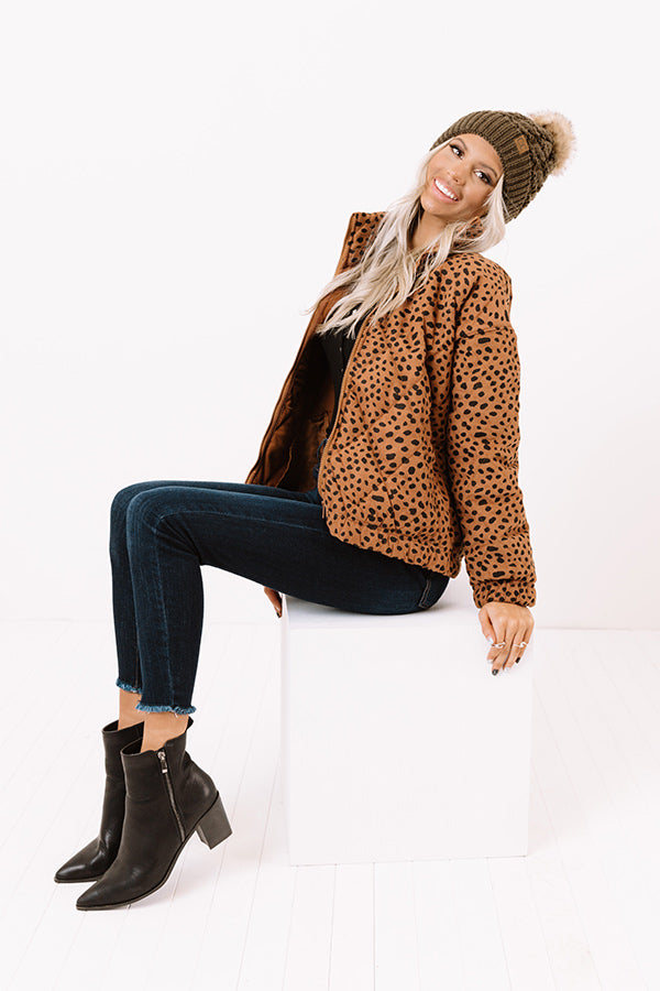 Alps And Cocoa Leopard Jacket