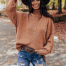 Harvard Charm Shift Sweater In Camel Image - 1