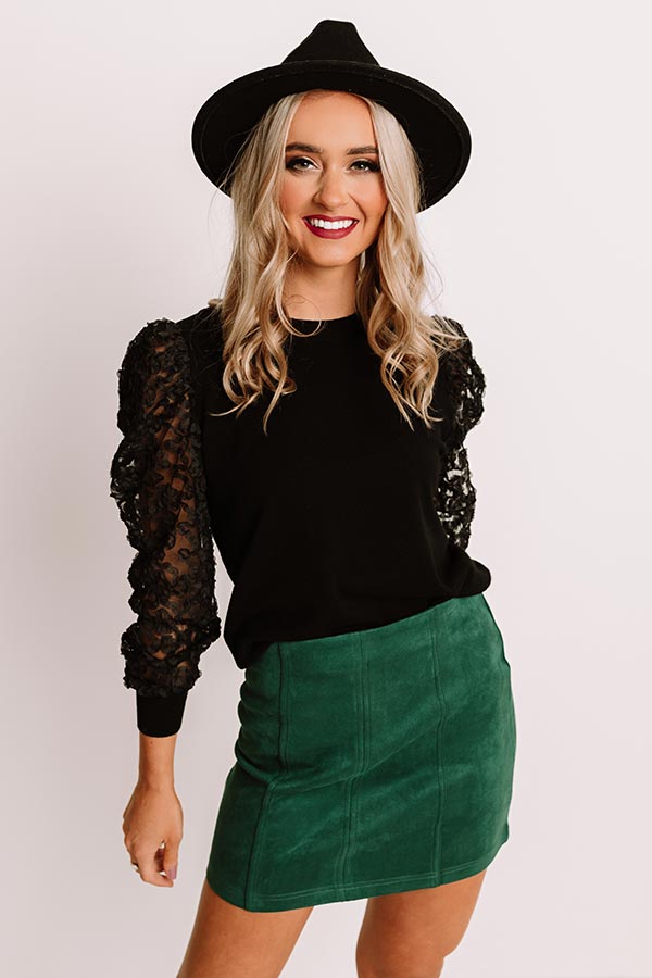 Vogue Worthy Top In Black Image - 1