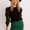 Vogue Worthy Top In Black Image - 1