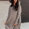Caught Up In Colorado Sweater Dress In Grey Image - 1