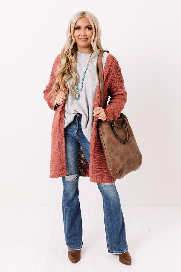 Cozy By The Tree Shift Tunic In Grey Image - 2