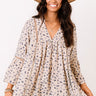 The Best News Babydoll Top in Birch Image - 1