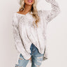 Everyday Favorite Leopard Top In Dark Grey Image - 1